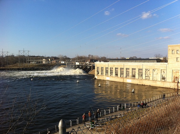 Twin Branch Dam Park Tailwater Fishing Platform